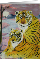 mother and child (tiger0 card