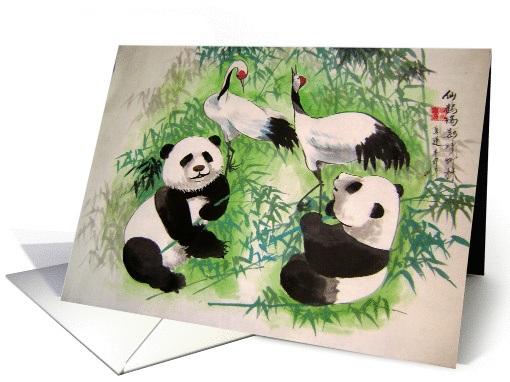 bamboo orchestra,encouragement card (894116)