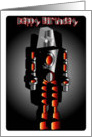 Robot Happy Birthday card