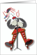 Girl Singer Dress card
