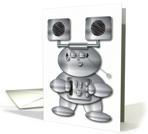 Robot Music Man card (151305)