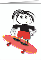Skater Dude card