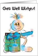 Baby Rocker Get Well Wishes card