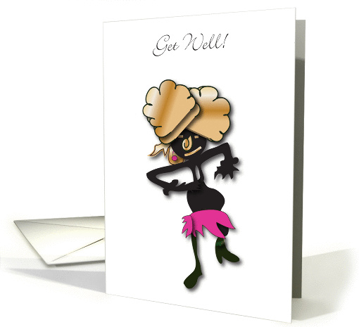 African Dancer 2 Get Well card (155574)