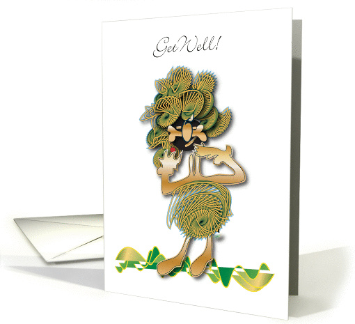 African Bone Get Well card (155590)