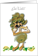 African Bone Get Well card