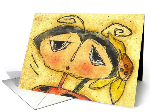 Lady Bug Prim card (151614)