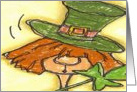 Shamrock Gal Irish Card