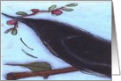 Crow & the Berries Card