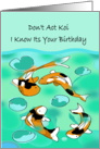 Don’t Act Koi card