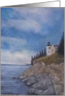 Maine Light House card