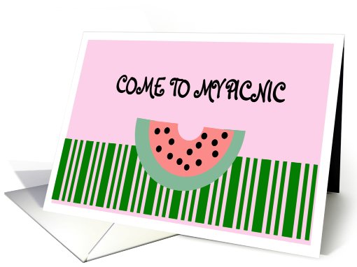 Come To My Picnic
 card (445015)