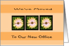 we’ve moved -office card