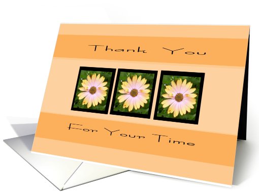 Thank you for your time card (458847)