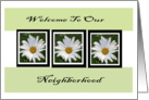 welcome to our neighborhood card