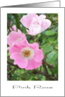PINK ROSE card