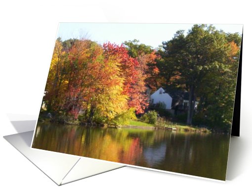 Autumn At The Lake
 card (476542)