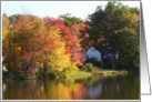 Autumn At The Lake card