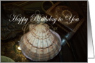 Birthday, Seashell card