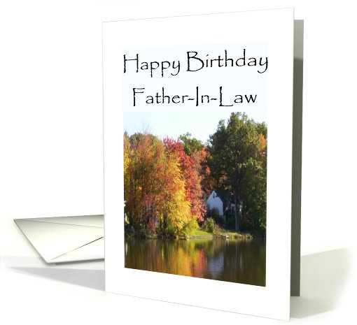 Happy Birthday To My Father-In-Law
 card (695255)