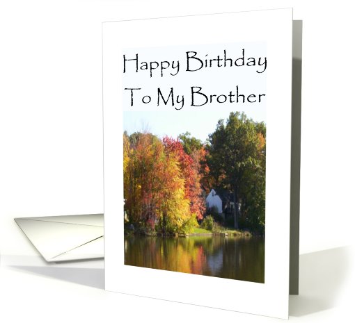 Happy Birthday To My Brother
 card (695259)