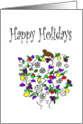 Happy Holidays to My Hairdresser card