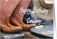 Happy Birthday Cowboy card