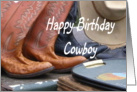 Happy Birthday Cowboy card