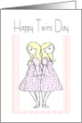 Happy Twins Day Twin card