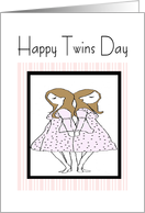 Happy Twins Day card