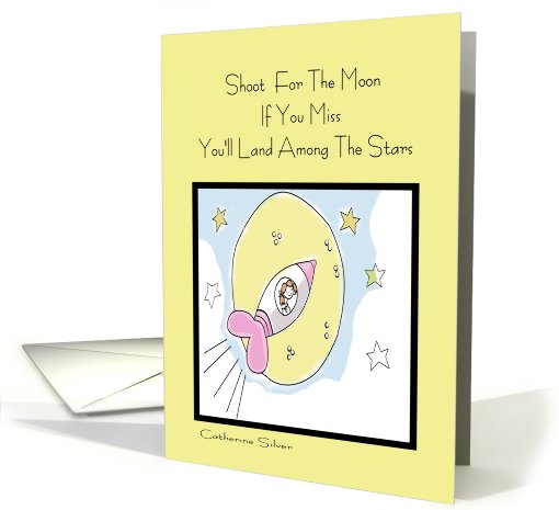 Congratulations - Shoot for the Moon card (826379)