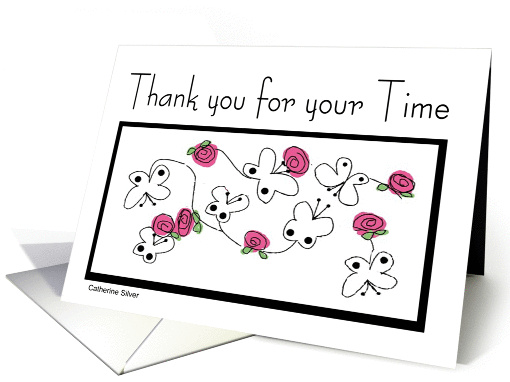 Volunteer Thank Your For Your Time
 card (827297)
