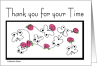 Volunteer Thank Your For Your Time card