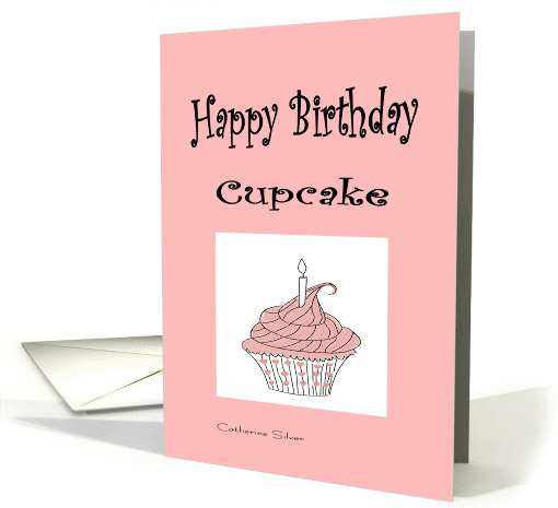 Happy Birthday Cupcake
 card (827531)