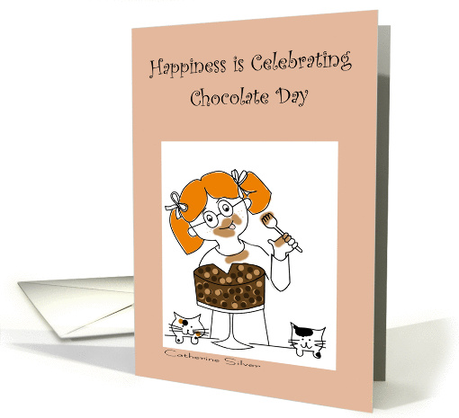 CHOCOLATE DAY card (828205)