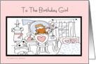 To The Birthday Girl card