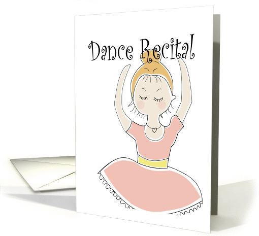 Come To My Dance Recital card (864111)
