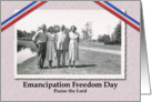Juneteenth Emancipation Freedom Day Invitation card