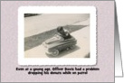 Custom Police Officer Birthday - Funny card