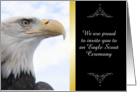Customize Eagle Scout Award Recognition Invitation card