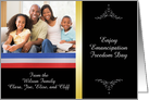 Customize Juneteenth Emancipation Freedom Day card