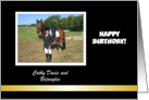 Customize Birthday Horse card