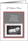 Custom Baby Birth Announcement Photo Card