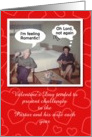 FUNNY Valentine for Pastor and his wife card