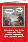 FUNNY Valentine’s Day Couple card