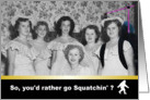 FUNNY Sister Matron of Honor - Retro - funny card