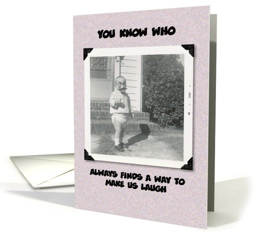 Custom Happy Birthday Vintage - Funny card (1020683)