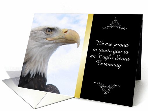 Customize Eagle Scout Award Recognition Invitation card (1021141)
