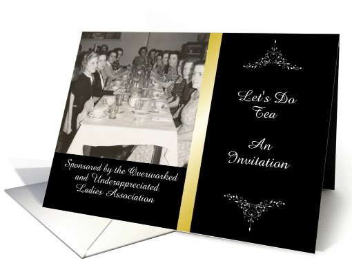 Customize Tea Party Invitation card (1022793)