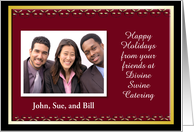 Customize Business Christmas card